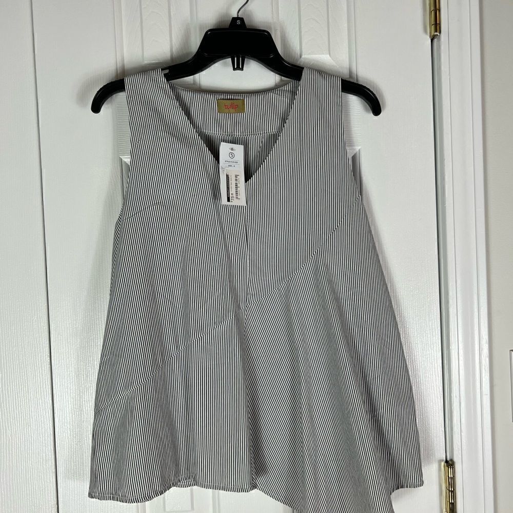 NWT Tulip Womens Striped Blouse Small